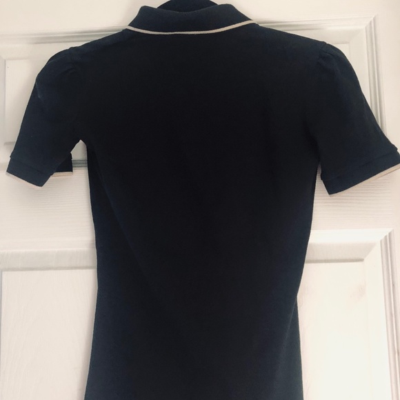 D&G Black Short Sleeve Tee with White Trim - Picture 6 of 8